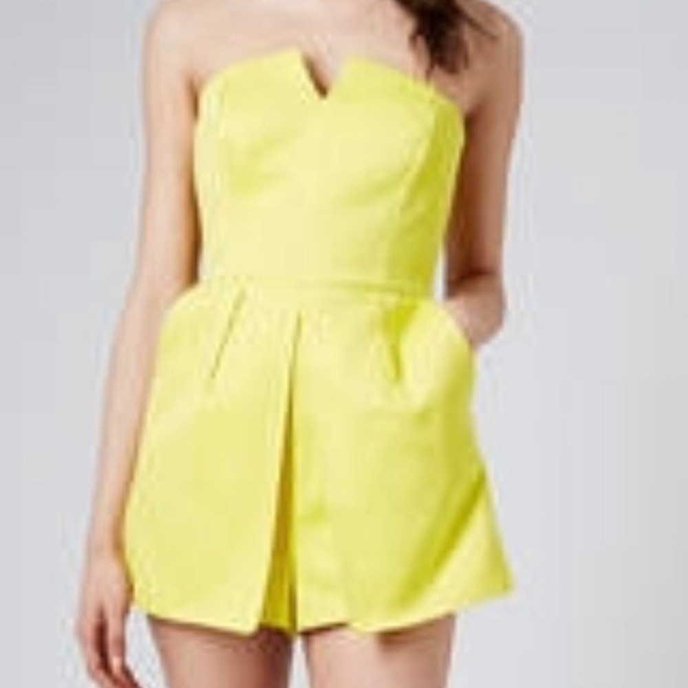 TopShop Bandeau Skort Playsuit